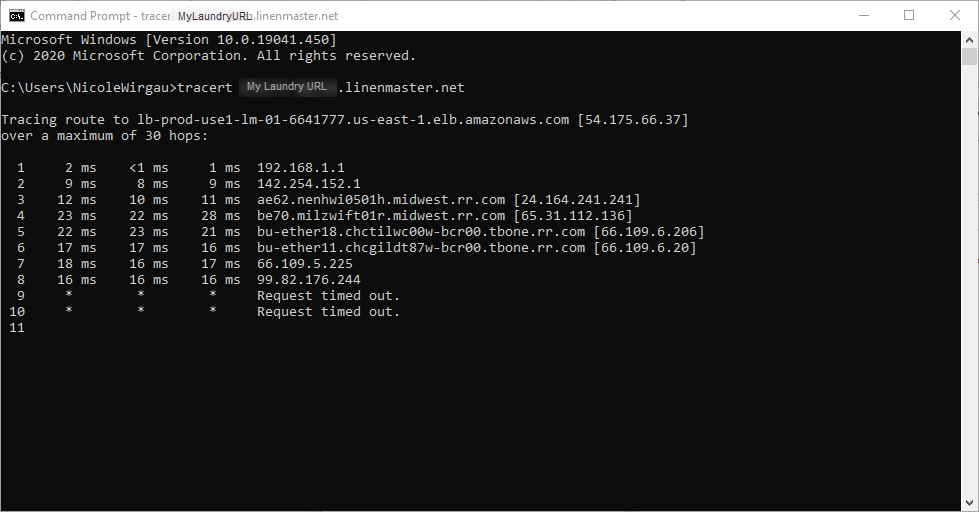 Running speed tests